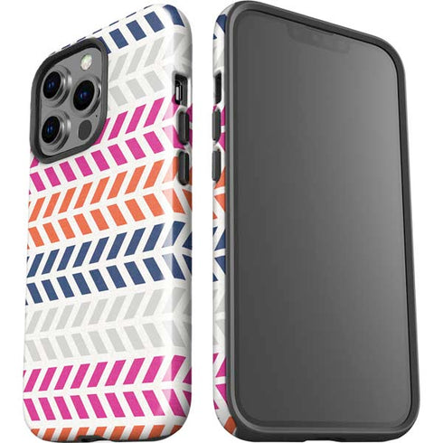 Striped Chevron iPhone 15 Pro Impact Case