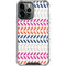 Striped Chevron iPhone 14 Pro Max Clear Case