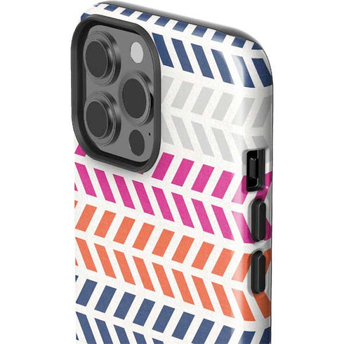 Striped Chevron iPhone 15 Pro Max Impact Case