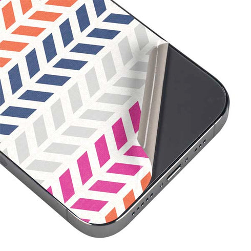 Striped Chevron iPhone 15 Pro Skin