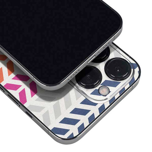 Striped Chevron iPhone 14 Pro Skin