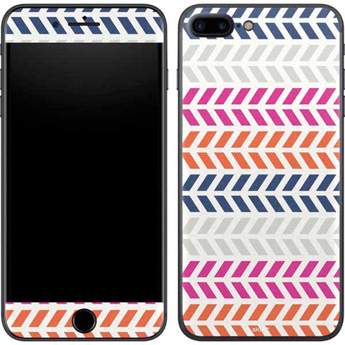 Striped Chevron iPhone 8 Plus Skin