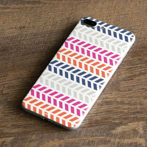 Striped Chevron iPhone 8 Plus Skin