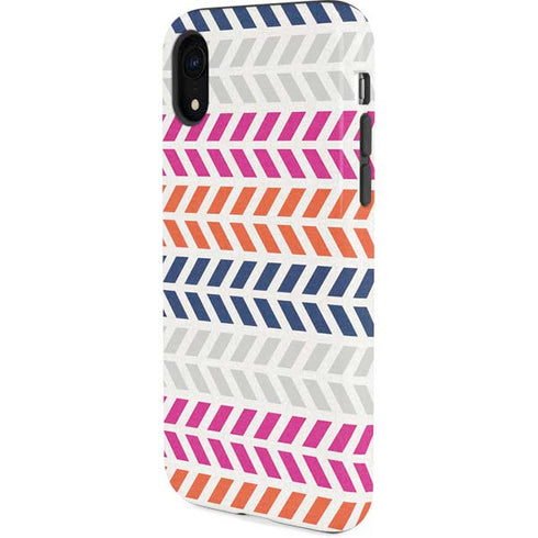Striped Chevron iPhone XR Pro Case