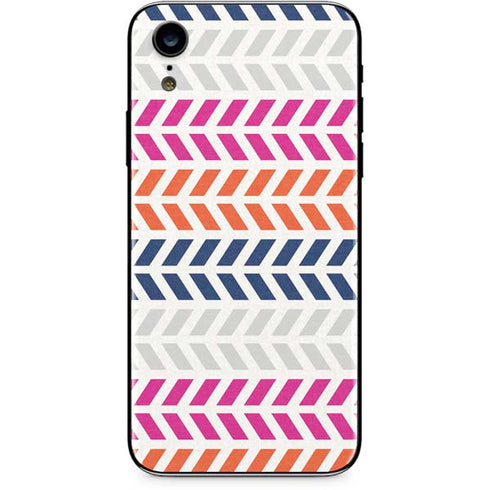Striped Chevron iPhone XR Skin