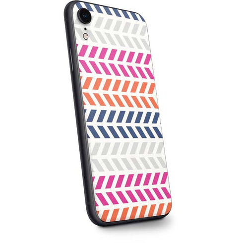 Striped Chevron iPhone XR Skin