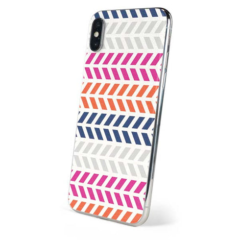 Striped Chevron iPhone XS Skin