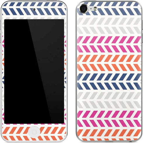 Striped Chevron Apple iPod Skin