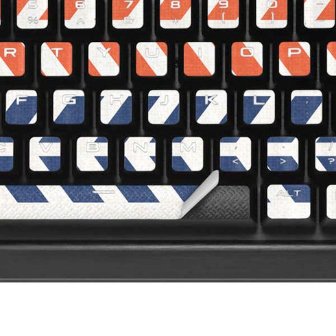 Striped Chevron K95 RGB PLATINUM Mechanical Gaming Keyboard Skin