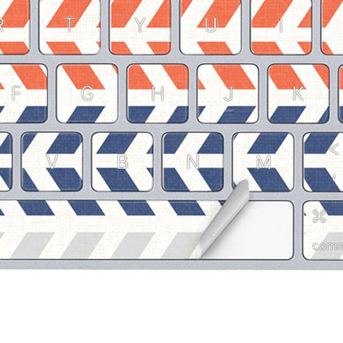 Striped Chevron Magic Keyboard Skin