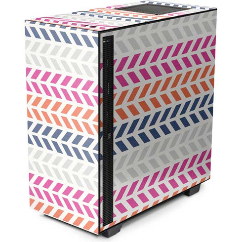 Striped Chevron NZXT H510 Compact ATX Mid-Tower Case Skin