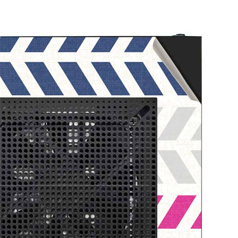 Striped Chevron NZXT H510 Compact ATX Mid-Tower Case Skin