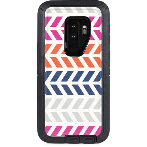 Striped Chevron Otterbox Defender Galaxy Skin