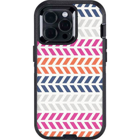 Striped Chevron Otterbox Defender iPhone Skin