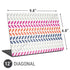 Striped Chevron Universal Laptop 12in (9.8 x 6.8in) Skin