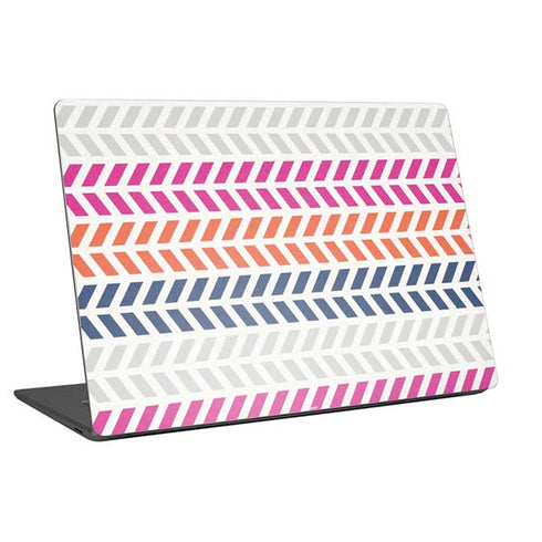 Striped Chevron Universal Laptop 16.6in (13.4 x 9.7in) Skin