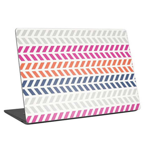 Striped Chevron Universal Laptop 16in (13 x 9.4in) Skin