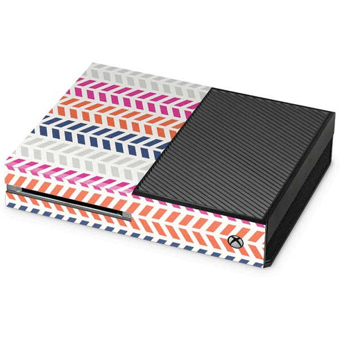 Striped Chevron Xbox One Console Skin