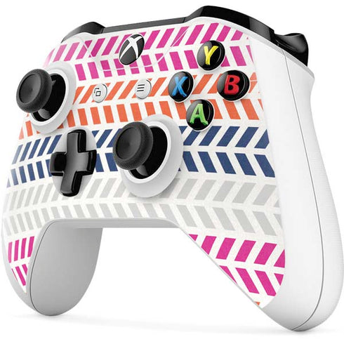 Striped Chevron Xbox One S Controller Skin