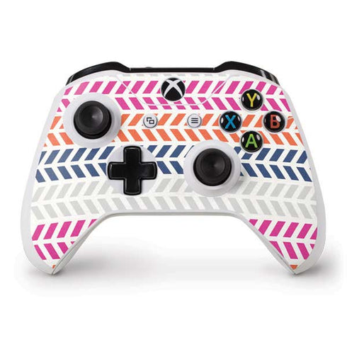 Striped Chevron Xbox One S Controller Skin