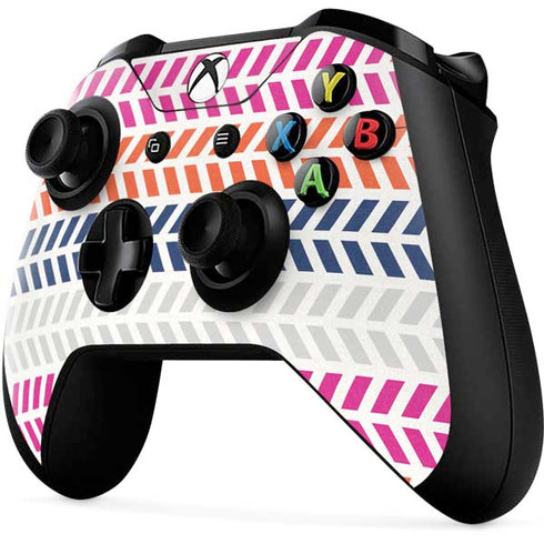 Striped Chevron Xbox One X Controller Skin