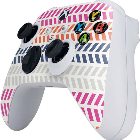 Striped Chevron Xbox Series S Controller Skin