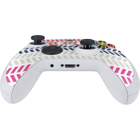 Striped Chevron Xbox Series S Controller Skin
