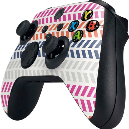 Striped Chevron Xbox Series X Controller Skin