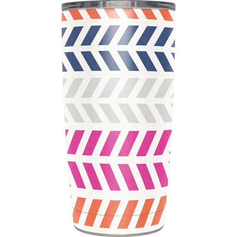 Striped Chevron Yeti 20oz Tumbler Skin