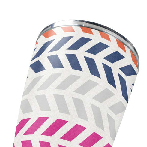 Striped Chevron Yeti 20oz Tumbler Skin
