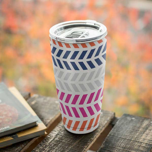 Striped Chevron Yeti 20oz Tumbler Skin