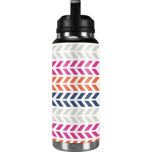 Striped Chevron YETI Rambler 36oz Bottle Skin