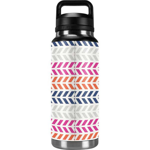 Striped Chevron YETI Rambler 36oz Bottle Skin