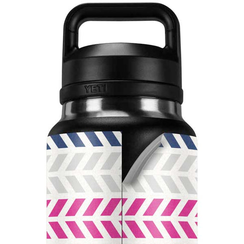 Striped Chevron YETI Rambler 36oz Bottle Skin