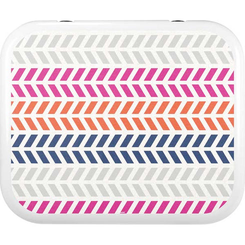 Striped Chevron YETI Roadie 24 Hard Cooler Skin