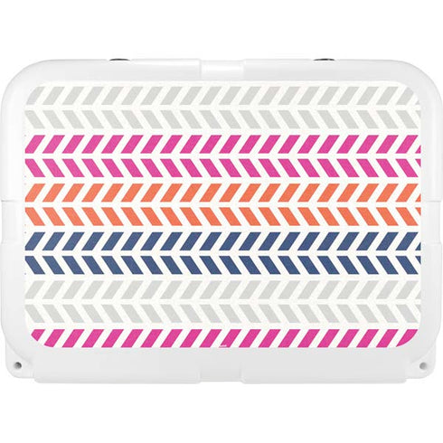 Striped Chevron YETI Tundra 35 Hard Cooler Skin