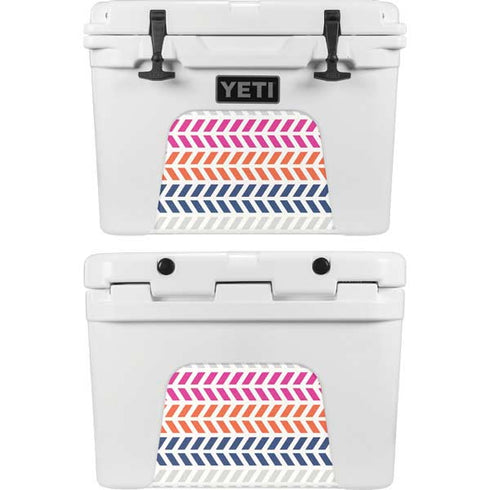 Striped Chevron YETI Tundra 35 Hard Cooler Skin