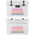 Striped Chevron YETI Tundra 35 Hard Cooler Skin
