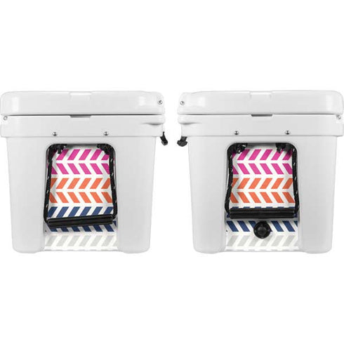 Striped Chevron YETI Tundra 35 Hard Cooler Skin