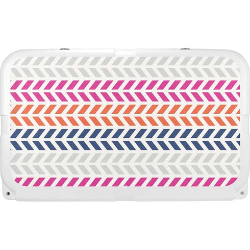 Striped Chevron YETI Tundra 45 Hard Cooler Skin