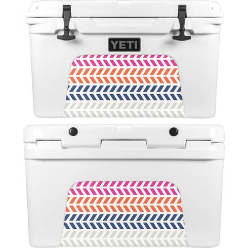 Striped Chevron YETI Tundra 45 Hard Cooler Skin