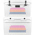 Striped Chevron YETI Tundra 45 Hard Cooler Skin