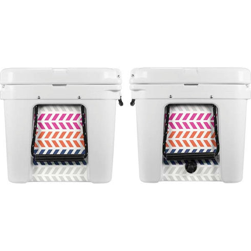 Striped Chevron YETI Tundra 65 Hard Cooler Skin