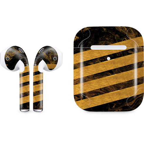 Striped Marble Apple AirPods 2 Skin