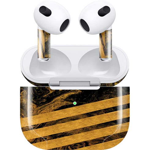 Striped Marble Apple AirPods (3rd Gen 2021) Skin