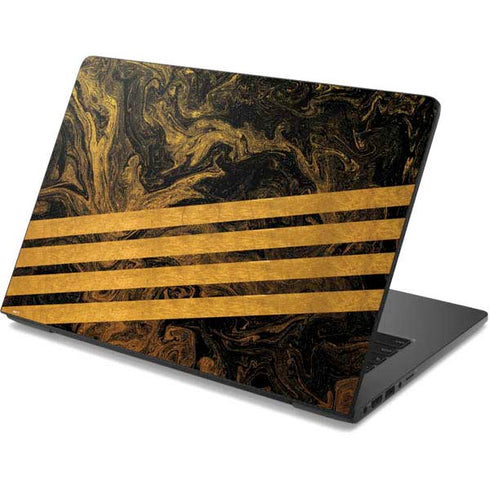 Striped Marble Dell Chromebook Skin