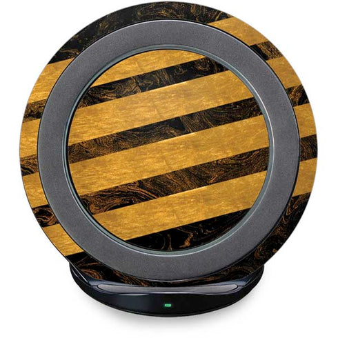 Striped Marble Fast Charge Wireless Charging Stand Skin