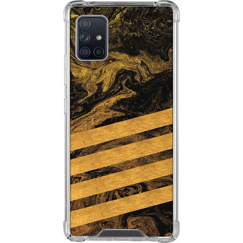 Striped Marble Galaxy A51 5G Clear Case