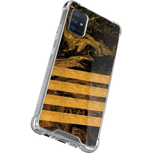 Striped Marble Galaxy A51 5G Clear Case
