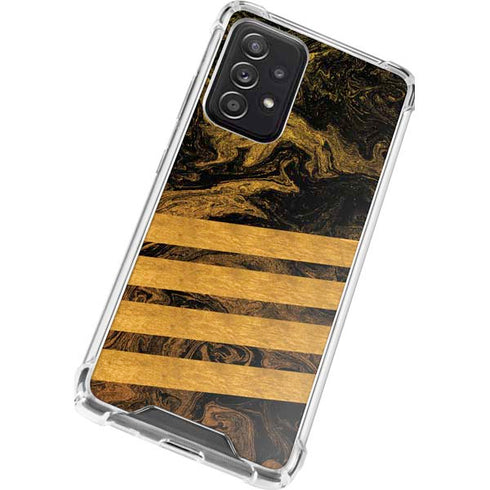 Striped Marble Galaxy A52 5G Clear Case